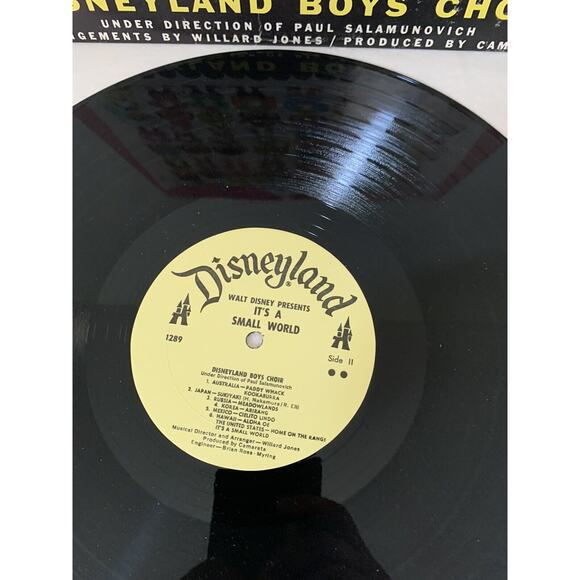 Walt Disney "It's A Small World" LP Record 1289 Disneyland Boys Choir 1965 - Picture 8 of 8
